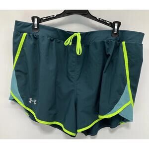 Under Armour Women's Fly By 2.0 running shorts XL Green
